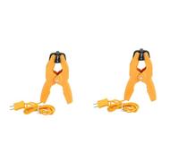 Koolenry Thermocouple Sensor- K-Type for HVAC Temperature Clamp(2 PCS) with Banana Plug Adapters for HVAC Systems Plumbing