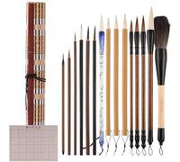 Koolenry Traditional Chinese Brushes - Long-Lasting Chinese Art Brushes,Multi-Use Brushes for Drawing, Chinese Brush Painting