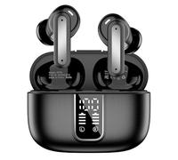 Koolenry Translation Headset Earphones Video Voice Call Simultaneous Interpretation Real-Time Translation Portable BLACK