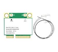 Koolenry Tri Band 2.4G/5G/6Ghz WiFi 7 Mini-Pcie Adapter BE200 8774M Wireless Network Card for Win10/for Win11