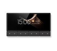 Koolenry TUYA Smart Center Control Panel Scene Touch Screen IR Bluetooths Wall Amplifiers Smart Center Control Panel ZIGBEE WIFI Device Black