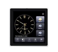 Koolenry Tuya T3E Pro Smart Control Panel Smart Control Panel Touch Screen Panel Switch Zigbee Intelligent Home Wall Push Light Switch White