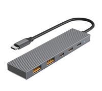 Koolenry Type-C Docking Station,6-In-1 Computer Hub, 10Gb High-Speed USB 3.2 Hub, PD Charging, 6-In-1 Splitter