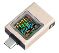 Koolenry Type C Power Meter Tester Power Bank Phone Charger Tester for Type C Digital Equipment Champagne