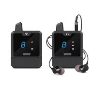 Koolenry UHF IEM Wireless in-Ear Monitor System Audio-Mini UHF Rechargeable for Music Audio Monitoring Live Broadcast