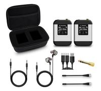 Koolenry UHF WIreless in Ear Monitor System UHF WIreless in Ear Monitor System Audio-Mini Rechargeable for Music Audio Monitoring Live Broadcast