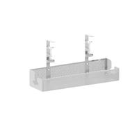 Koolenry Under Desk Cable Organizer-No Drill Mesh Cable Management Box, High Load-Bearing Wire Holder for Desk Cord Storage A