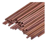 Koolenry Unfinished Wood Dowel Rods 36 Pieces Round Sticks for Carving Woodworking Models Macrame Crafts Building Projects