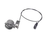 Koolenry Universal Motorcycle Modified 2Inch/50mm Exhaust Pipe Valve Exhaust Pipe Muffler Parts