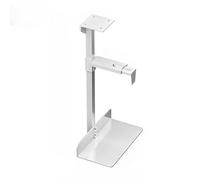 Koolenry Universal PC Case Holder Under Desk Wall Side Mount CPU Stand Adjustable Computer Mainframe Hanger Host Stand Bracket,A