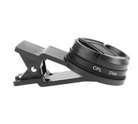 Koolenry Universal Portable Phone Polarizer 37MM CPL Filter Phone Camera Len Accessories for Mobile Phone Cameras