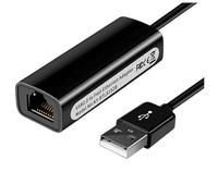 Koolenry USB 2.0 to RJ45 Network Card 10/100Mbps USB Lan RJ45 Network Card USB to Ethernet Adapter for PC Laptop Win 7 8 10 Black