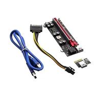 Koolenry USB 3.0 PCI-Express Riser Cable PCI-E Riser Graphics Card Adapter PCIE X1 to X16 Extender for Desktop Computer