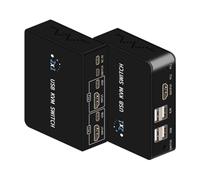 Koolenry USB 4K 60HZ Monitor Keyboard Mouse Switcher 2 in 1 Out KVM USB-C Keyboard Mouse Printer Switch