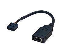 Koolenry USB 9PIN to TYPE-E Adapter Cable USB 9PIN to TYPE-E Cable USB Front Panel Adapter Cable USB 9PIN to TYPE-E KEY-A Adapter Cable