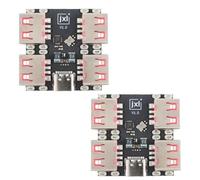 Koolenry USB-HUB 4-Way Docking Station Type-C Extender Channel Way Splitter USB-HUB Type-C Extender Board 40MB/S