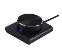 Koolenry USB Multimedia Audio Line Controller, Volume Regulator Knob for Computer Speakers