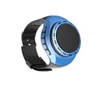 Koolenry USB Rechargeable Bicycle Audio Portable Wrist Watch Speaker Cool Lighting Bluetooth-Compatible Sports Music FM Radio A