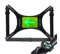 Koolenry USB Rechargeable Remote Control Eflective Vest Bicycle Warning Vest Warning Vest for Cycling Runing Walking