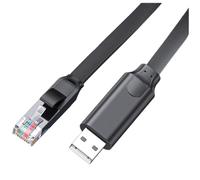 Koolenry USB to RJ45 Console Cable RS232 Serial Adapter for Laptop Computer USB RJ45 8P8C Converter Console Cable 300cm