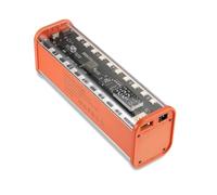 Koolenry USB Type C DC5.5x2.1 Output 8 Slots 18650 Power Bank Case 22.5W Fast Charging DIY Battery Box Digital Display Orange