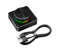 Koolenry USB Volume Knob Controller PC Computer Speaker Audio Volume Controller USB+Bluetooth Multimedia Controller 2 Modes