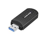 Koolenry USB3.0 WiFi6 1800Mbps AX1800 Wireless LAN Adapter Card Dual Band 2.4GHz 5GHz IEEE802.11AX -MIMO