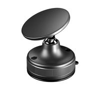 Koolenry Vacuum Suction Cup for Car Phone Holder 360° Rotation Strong Magnetic Bracket Smartphone Stand for Car Black