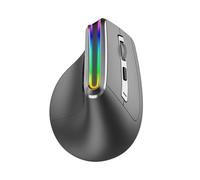 Koolenry Vertical RGB Wireless USB Optical Rechargeable Bluetooth Mouse Ergonomic Design for Desktop/Laptop PC