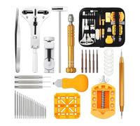 Koolenry Watch Repair Tool Kit, Suitable for Replacing Watch Batteries and Adjusting Strap Length, Screwdriver Kit, Repair Tool