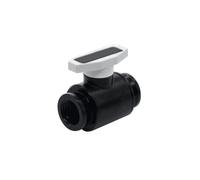 Koolenry Water Cooling Kit Water Stop Valve Hard Pipe Closing Pipeline Double Inner G1/4 Thread B