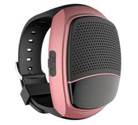 Koolenry Wearable Mini Speaker with FM Radio Portable USB Charging Wearable Sports Bike Running Speakers Pink