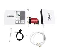 Koolenry WiFi 6E PCI-E Wireless Adapter Magnetic BT 5.3 Bluetooth Tri Band 2.4G/5G/6GHz Network Wi-Fi Card Computer Accessory