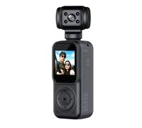 Koolenry WIFI-Control 2K Handheld Pocket Camera 270° Rotate Sports Video Recorder for Outdoor Cycling
