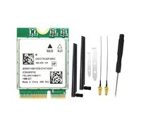 Koolenry WiFi7 Card RTL8922AE 6338Mbps 2.4G/5G/6G Support Bluetooth 5.4 M. 2 NGFF Wireless Wifi Adapter Card+ 2X8DB Antenna for 10/11