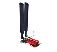 Koolenry WiFi7 MT7927 Card +12DB Antenna 2.4G/5G/6G Tri-Band 8774M MT7927 Wireless WiFi Card BT5.4 Gigabit Wireless Network Card