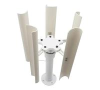 Koolenry Windmill Vertical Wind Turbine 20W DIY Model 5 Blades Three Phase Permanent Magnet Brushless Generator Low Speed
