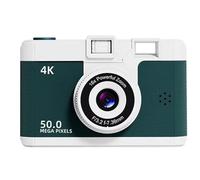 Koolenry Wireless 4K Retro Digital Camera with 16x Zoom and Instant Thermal Imaging, Equipped with Flash and Filter