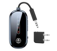 Koolenry Wireless Audio Adapter Multipoint Connect Bluetooth 5.4 Receiver Transmitter 3.5mm AUX Stereo Handsfree Call for PC TV A