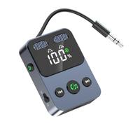 Koolenry Wireless Audio Bluetooth 5.3 Adapter Transmitter Receiver forCar Music Headphone Speaker Wireless TV PC Adapter 3.5mm Jack