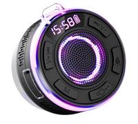 Koolenry Wireless Bluetooth Speaker IPX6 Waterproof Bluetooth Speaker Type-C Charging Cable 1100mAh Bluetooth Speaker Black