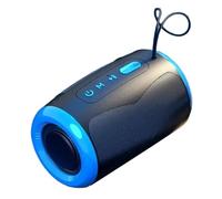 Koolenry Wireless Bluetooth Speaker Portable with 5.3 Stereo FM/SD/USB Disk/Aux Modes Waterproof for Outdoor Party Hifi Sound Blue