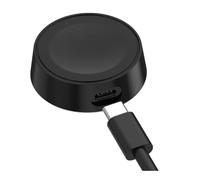 Koolenry Wireless Charging Dock Magnetic Type C Charger for Cable for Galaxy Watch 7/Ultra 6 5 4 3 Portable Battery Box Black