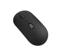 Koolenry Wireless Computer Mouse with Battery Level Visible Rechargeable 2.4G Portable USB Mouse Silent Click for PC Laptop A