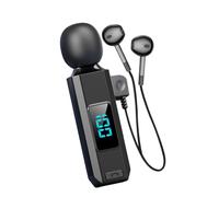 Koolenry Wireless Earphones HiFi Stereo Headsets Bluetooth 5.5 with Collar-Clip Microphone Earbuds Calling Noise Canceling B