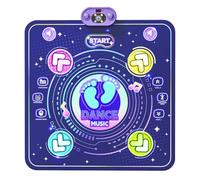 Koolenry Wireless for Bluetooth Light Electronic Dance Mat Kids' Musical Toy Dance Floor Blanket Plastic Birthday