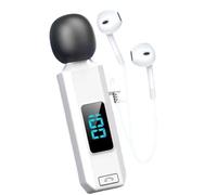 Koolenry Wireless HiFi Stereo Earphones Headsets Bluetooth 5.5 with Collar-Clip Microphone Earbuds Calling Noise Canceling