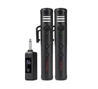 Koolenry Wireless Microphone with 3.5mm Converter Adapter Neck-Hanging Teaching Microphone Outdoor Live Broadcast Microphone