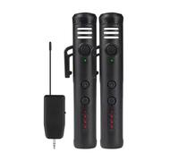 Koolenry Wireless Microphone with 3.5mm Converter Adapter Wireless Microphone with 3.5mm Converter Adapter Outdoor Live Broadcast Microphone