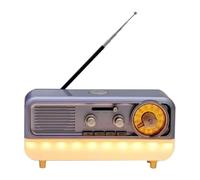 Koolenry Wireless Multi-Band Radio Bluetooth Speaker Portable Vintage SD Player Retro Desktop Audio System